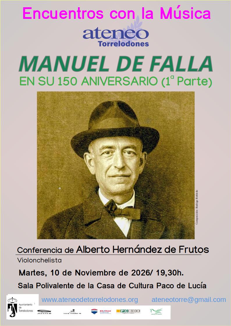 Manuel de Falla en su 150 aniversario (1ª parte)